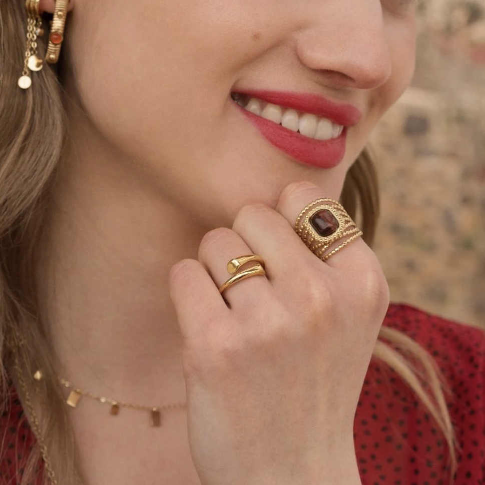 Bague fine ajustable