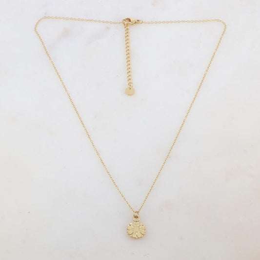 Collier avec pendentif fleur (40+5CM)
