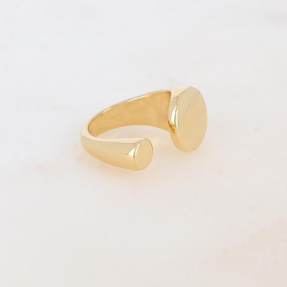 Bague en forme géométrique