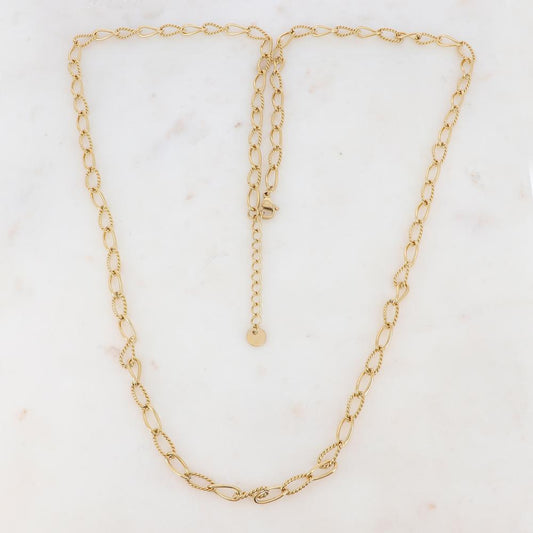 Sautoir en grosse maille (80+5CM)