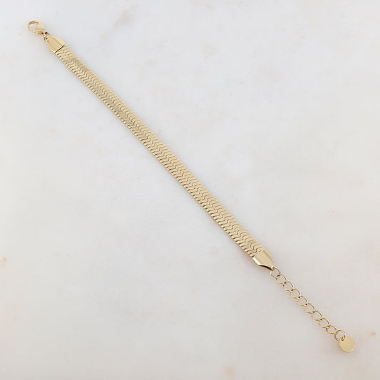 Bracelet en maille miroir