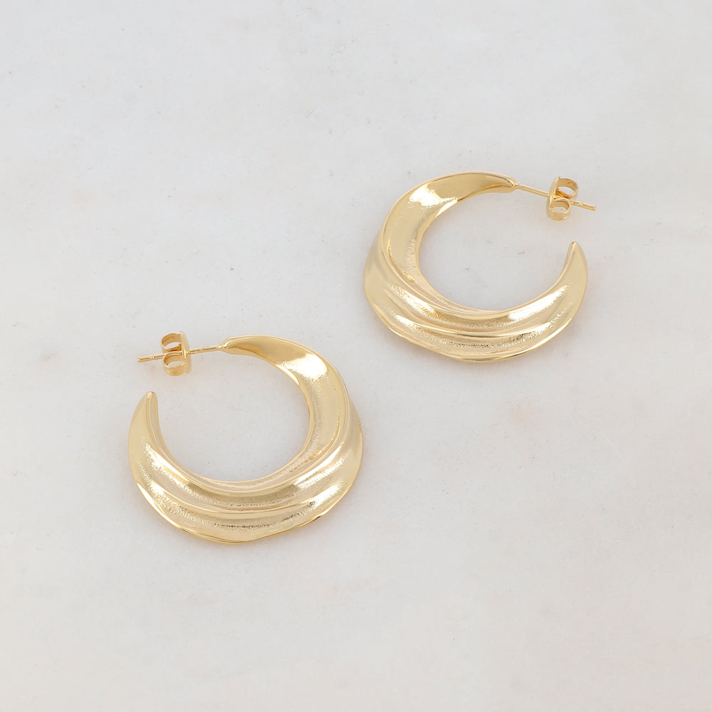 Créoles à puce Diamètre : 2,25 CM.