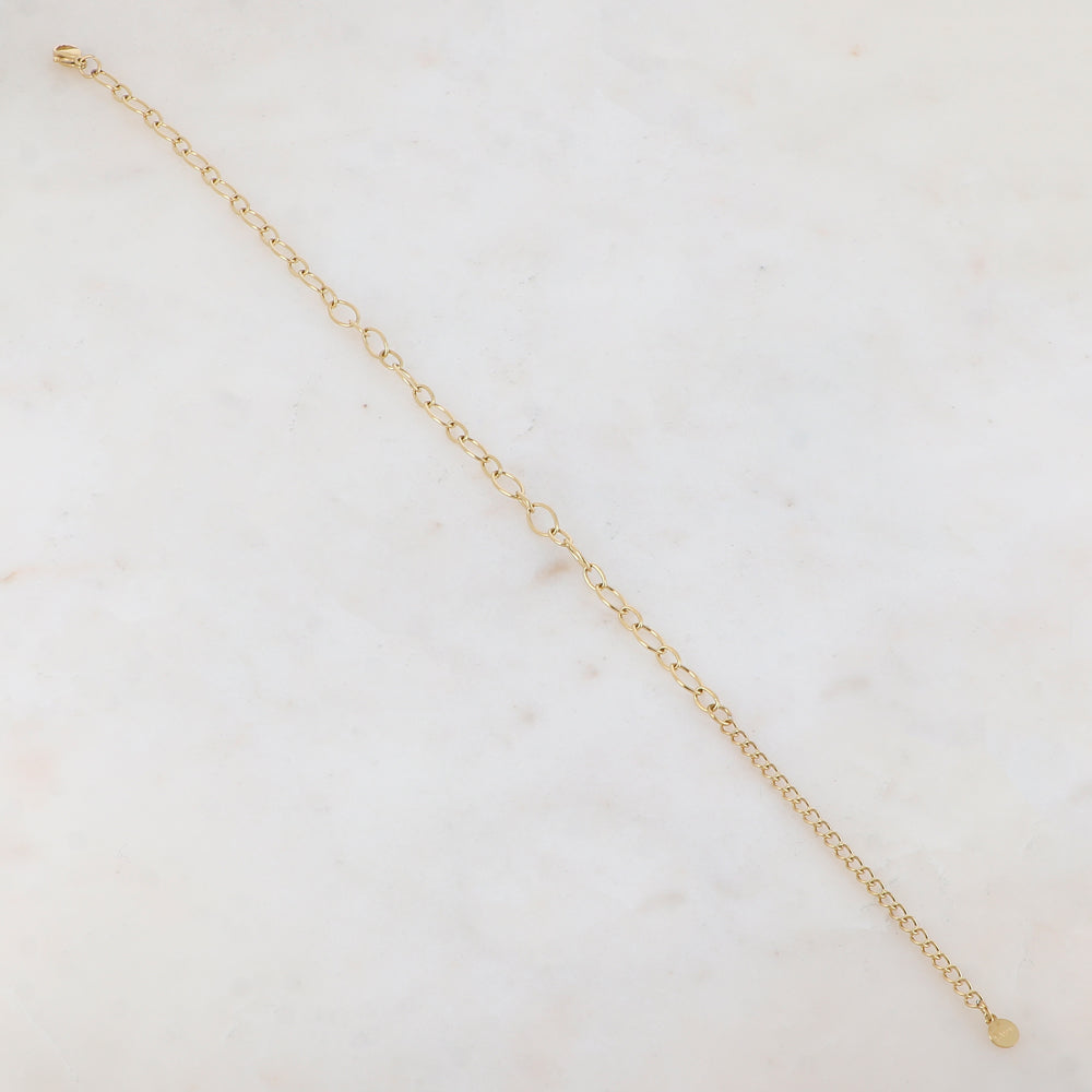 Chaîne de cheville en jeu de maille (22.5+5CM)