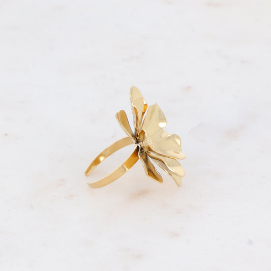 Bague avec fleur