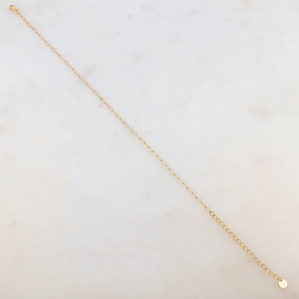 Chaîne de cheville en maille (23+5CM)