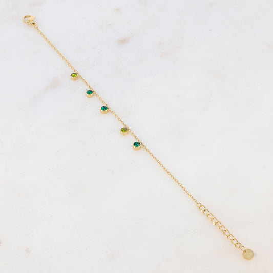 Bracelet avec 5 strass
