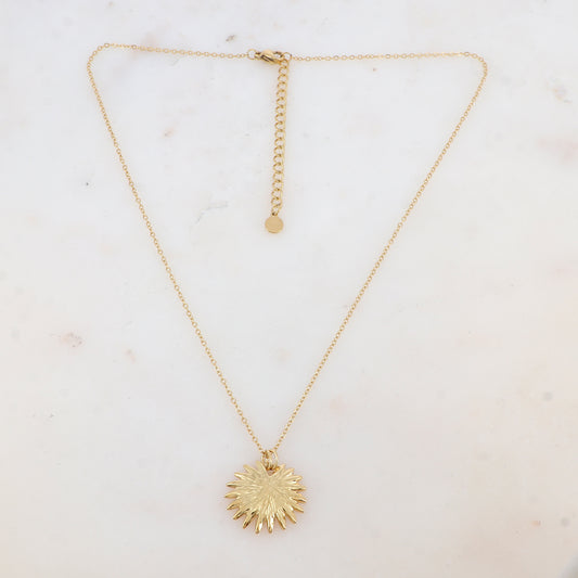 Collier avec pendentif feuillage (40+5CM)