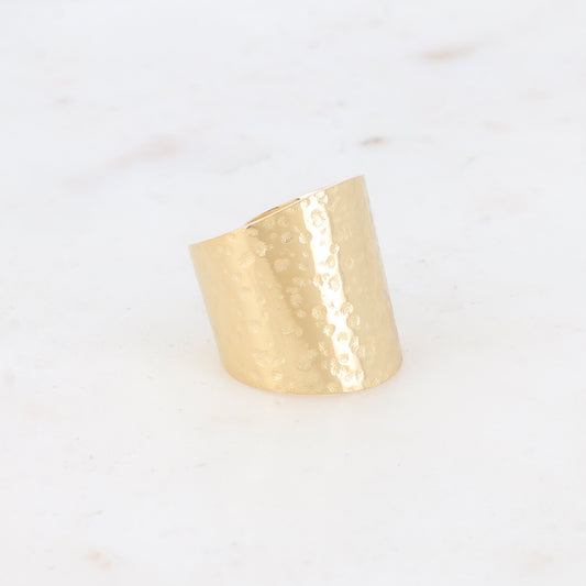Bague martelée