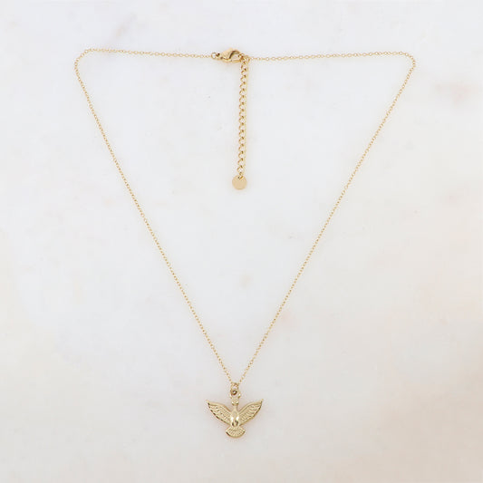 Collier avec pendentif fleur (40+5CM)