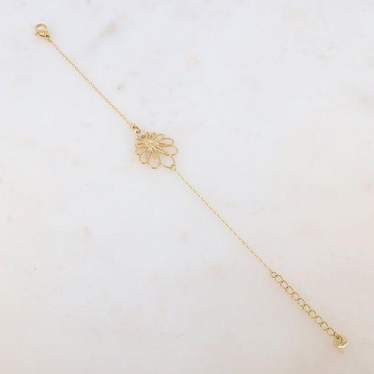 Bracelet avec pièce ajourée et motif étoile