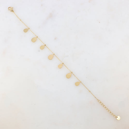 Bracelet avec pampilles gouttes