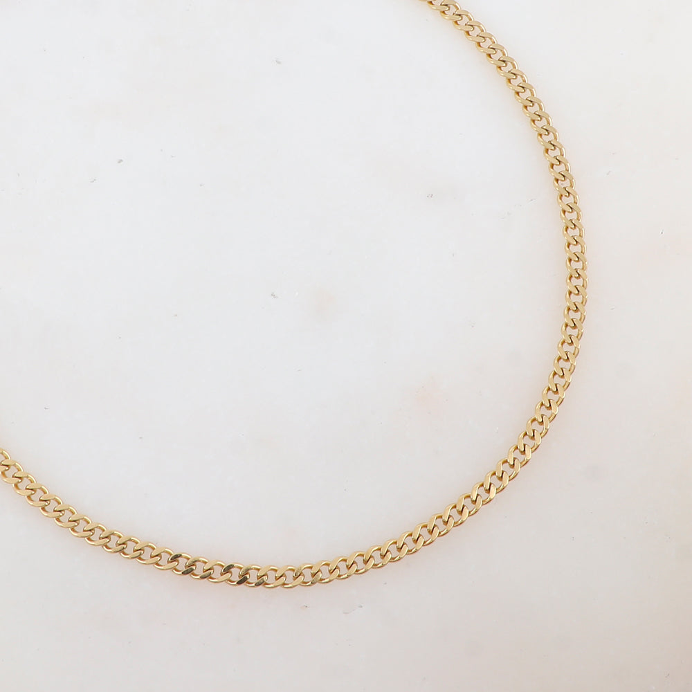 Collier en maille avec fermoir (46CM)