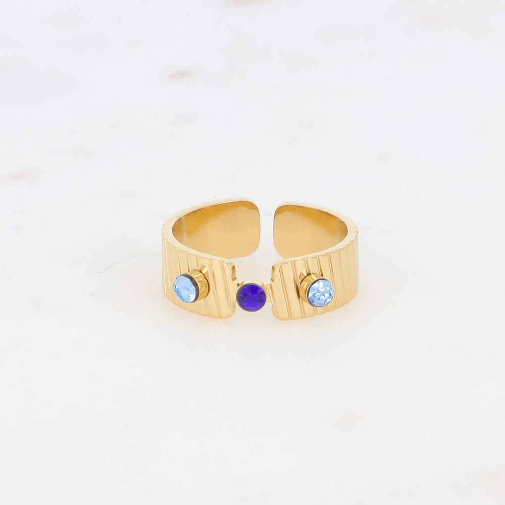 Bague avec strass