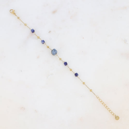 Bracelet avec pierres naturelles
