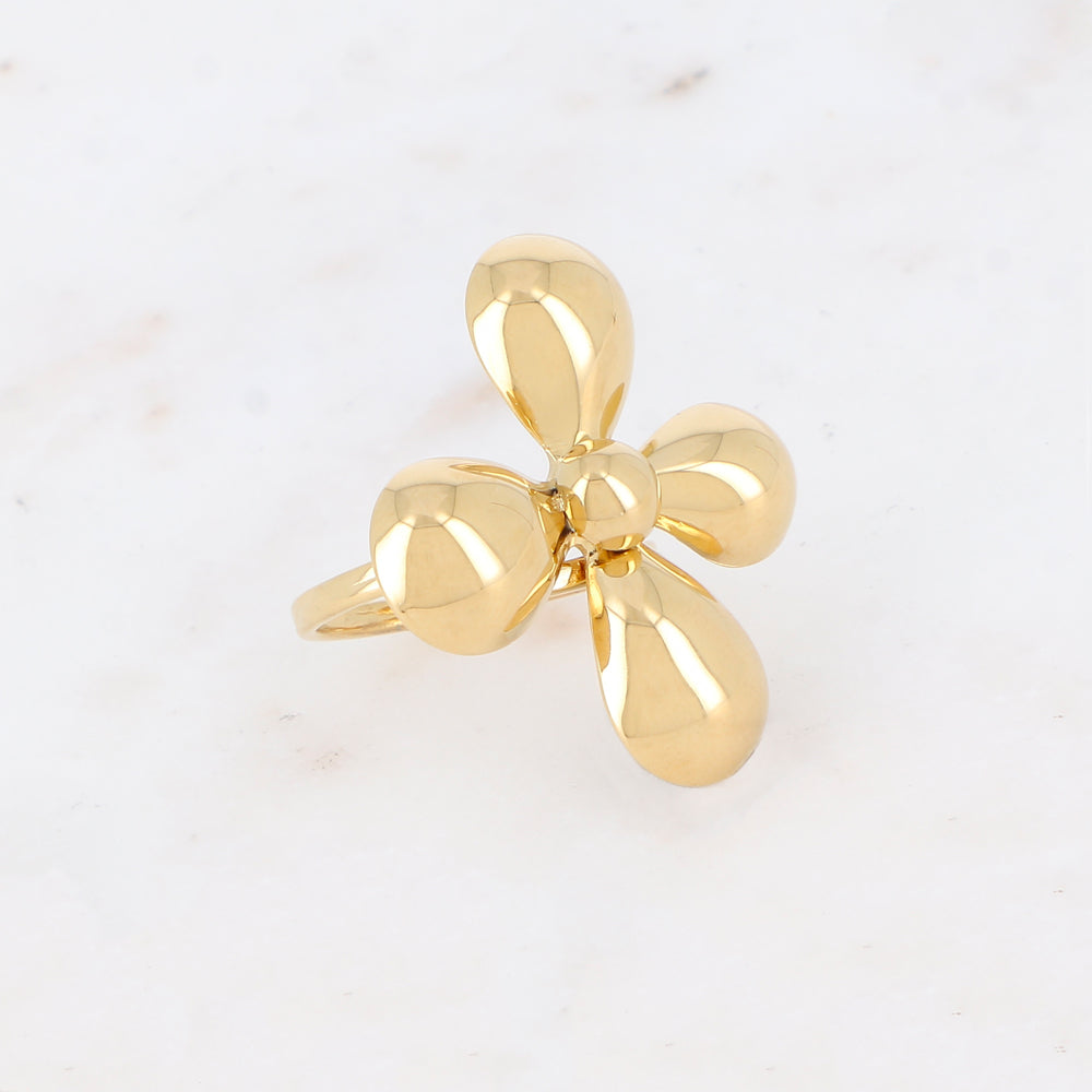 Bague avec fleur