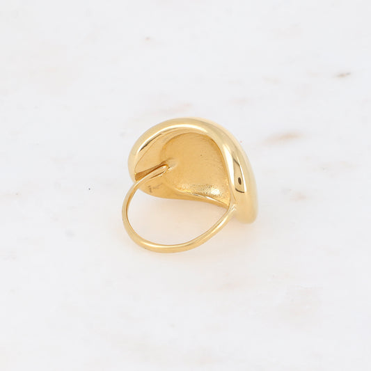 Bague - ovale arrondi, miroir