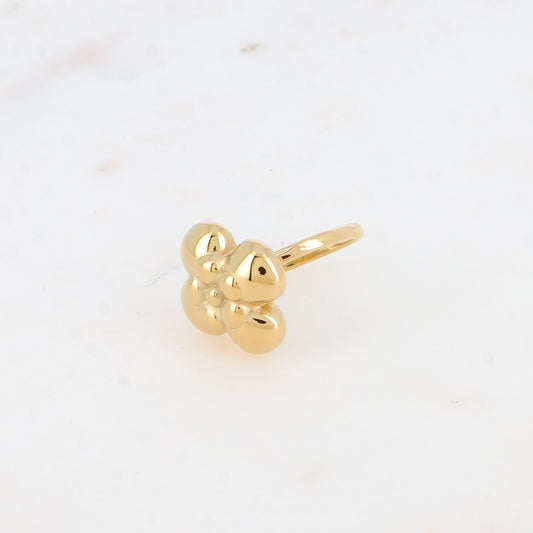 Bague fine - motif fleur