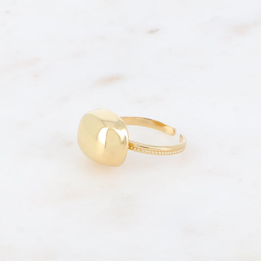 Bague - forme rectangulaire bombé