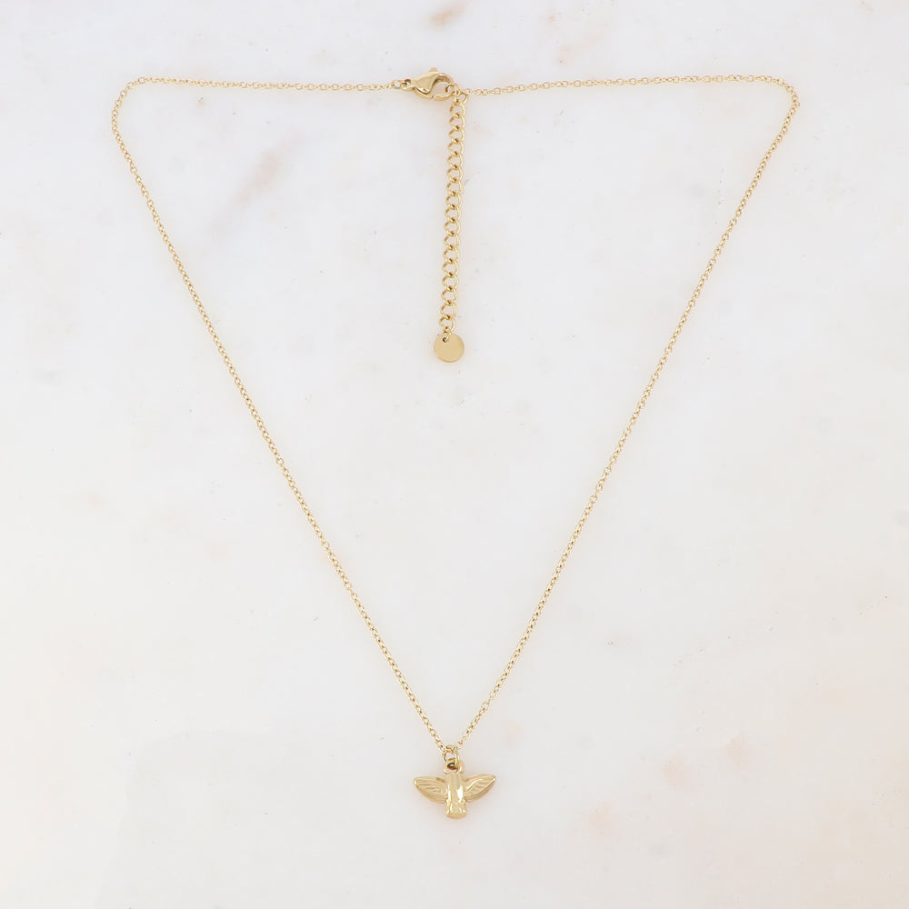 Collier avec pendentif oiseau (40+5CM)