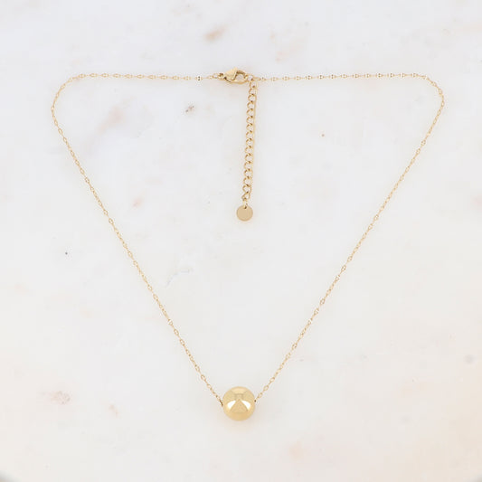 Collier avec une boule (40+5CM)