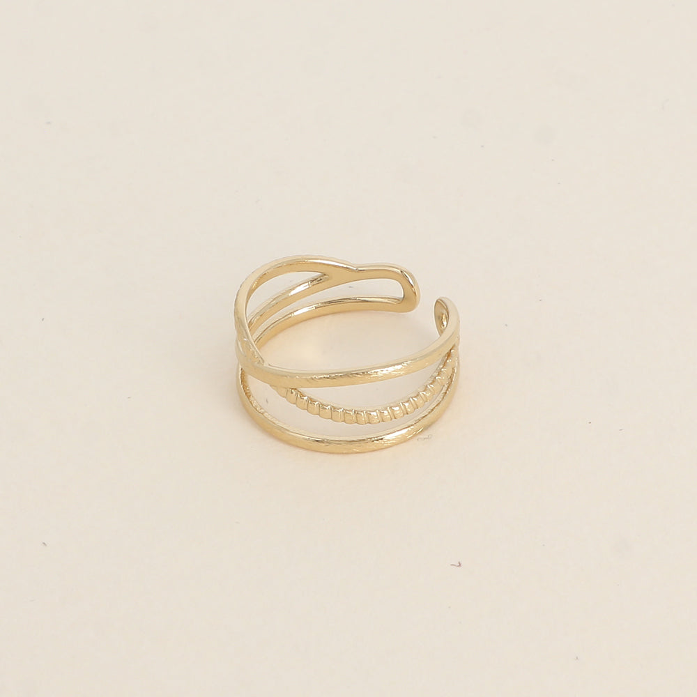 Bague - 3 anneaux entrecroisés