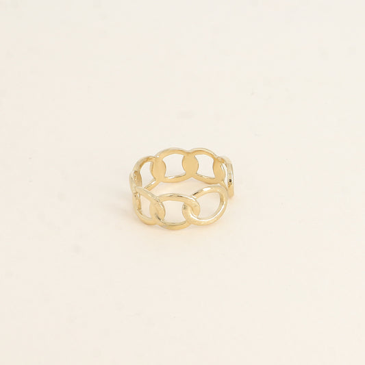 Bague - anneau effet maille ajourée