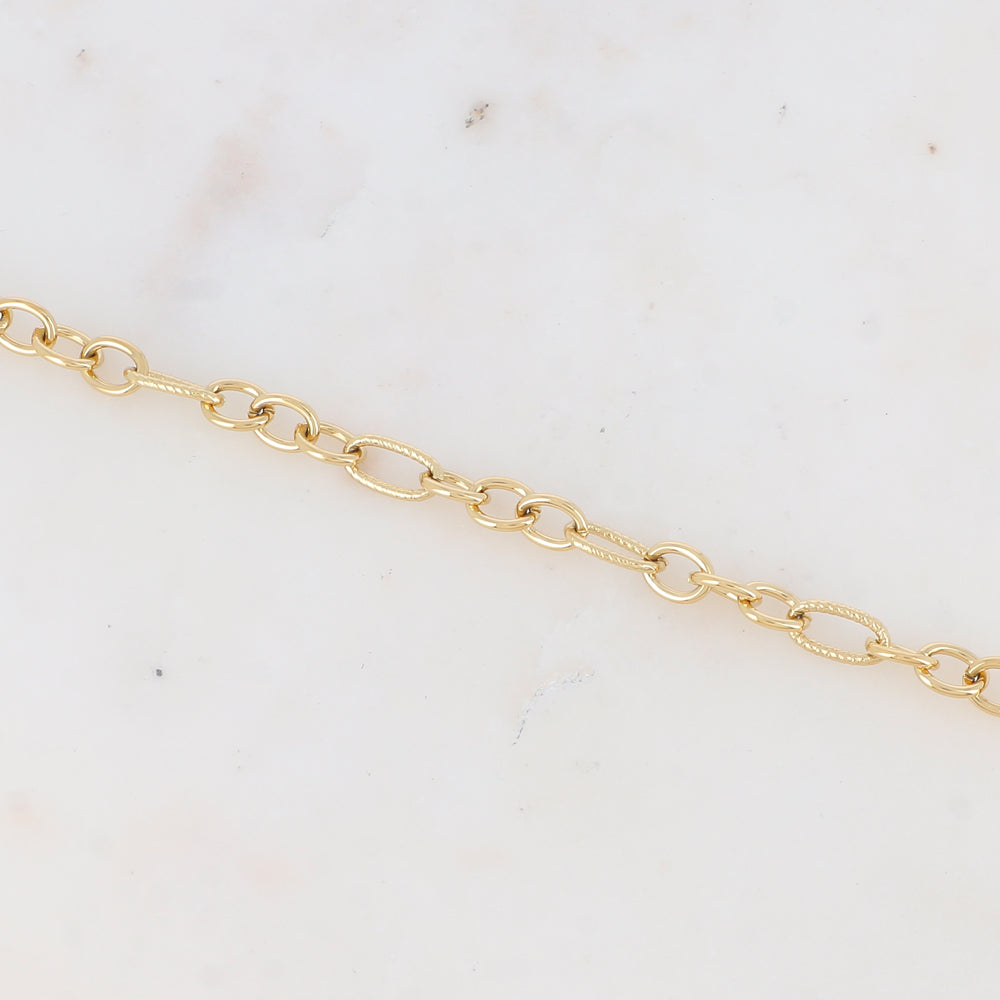 Chaîne de cheville en maille (21+5CM)
