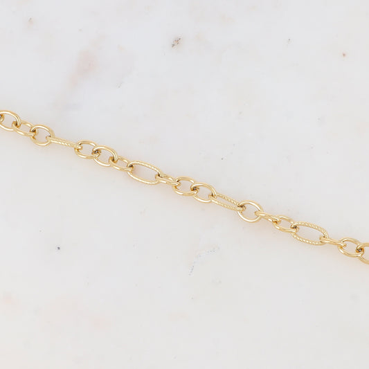 Chaîne de cheville en maille (21+5CM)