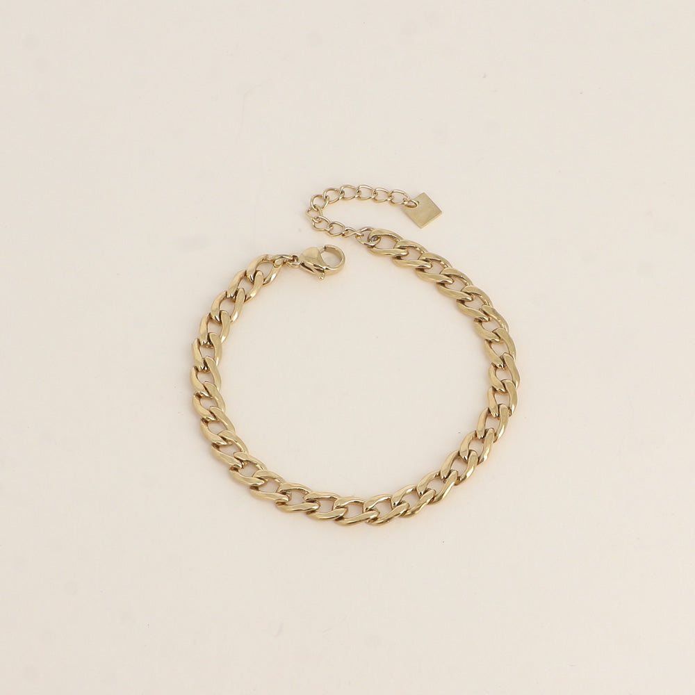 Bracelet - maille gourmette 16+3 cm