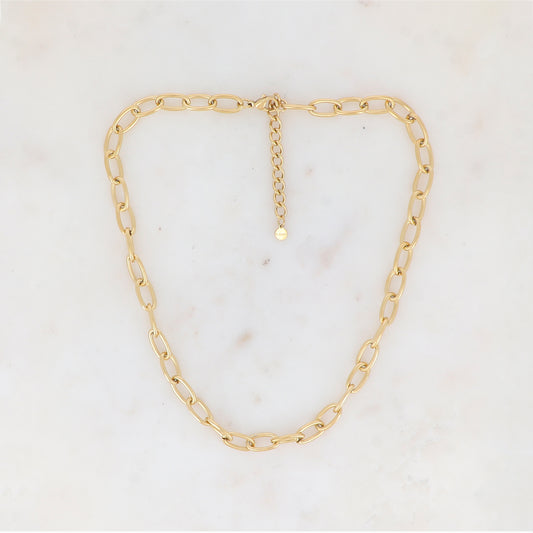 Collier en jeu de maille (44+5CM)