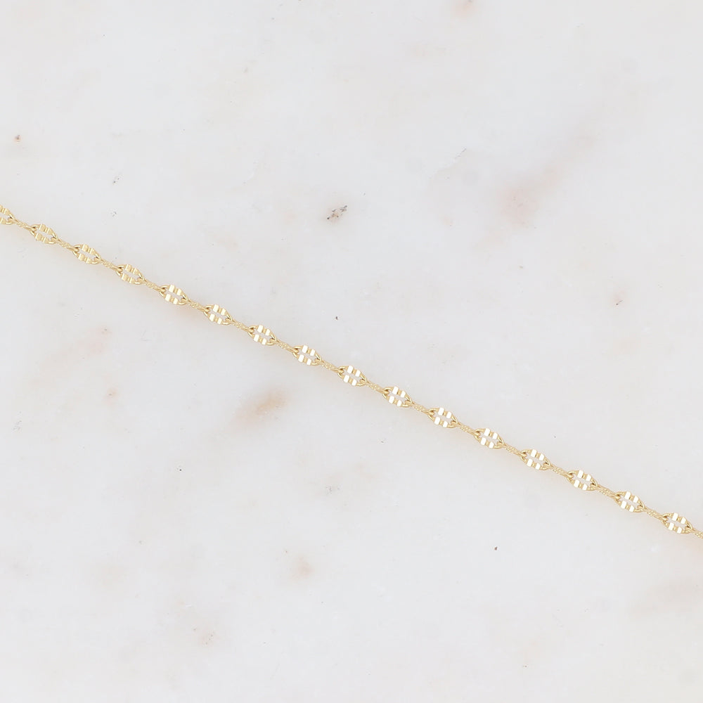 Chaîne de cheville en maille (23+5CM)