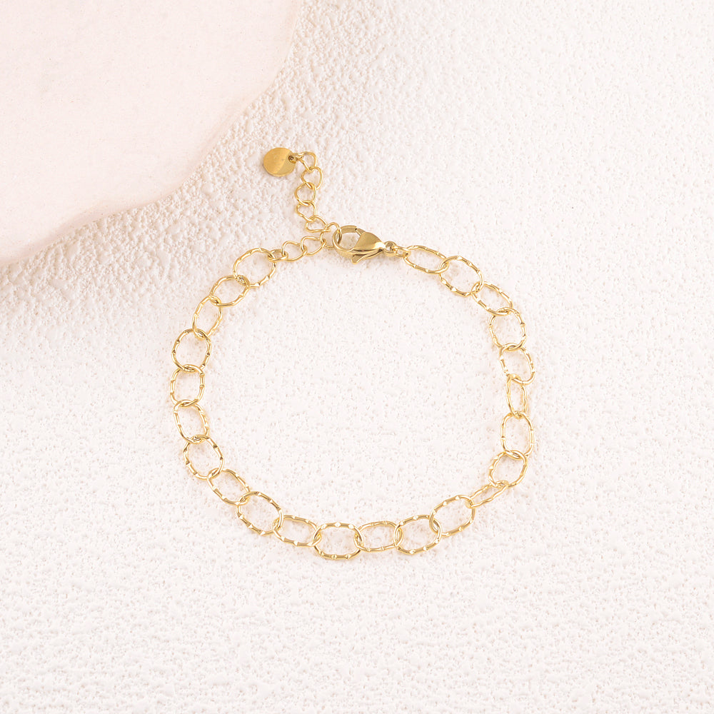 Bracelet - maillons ovales