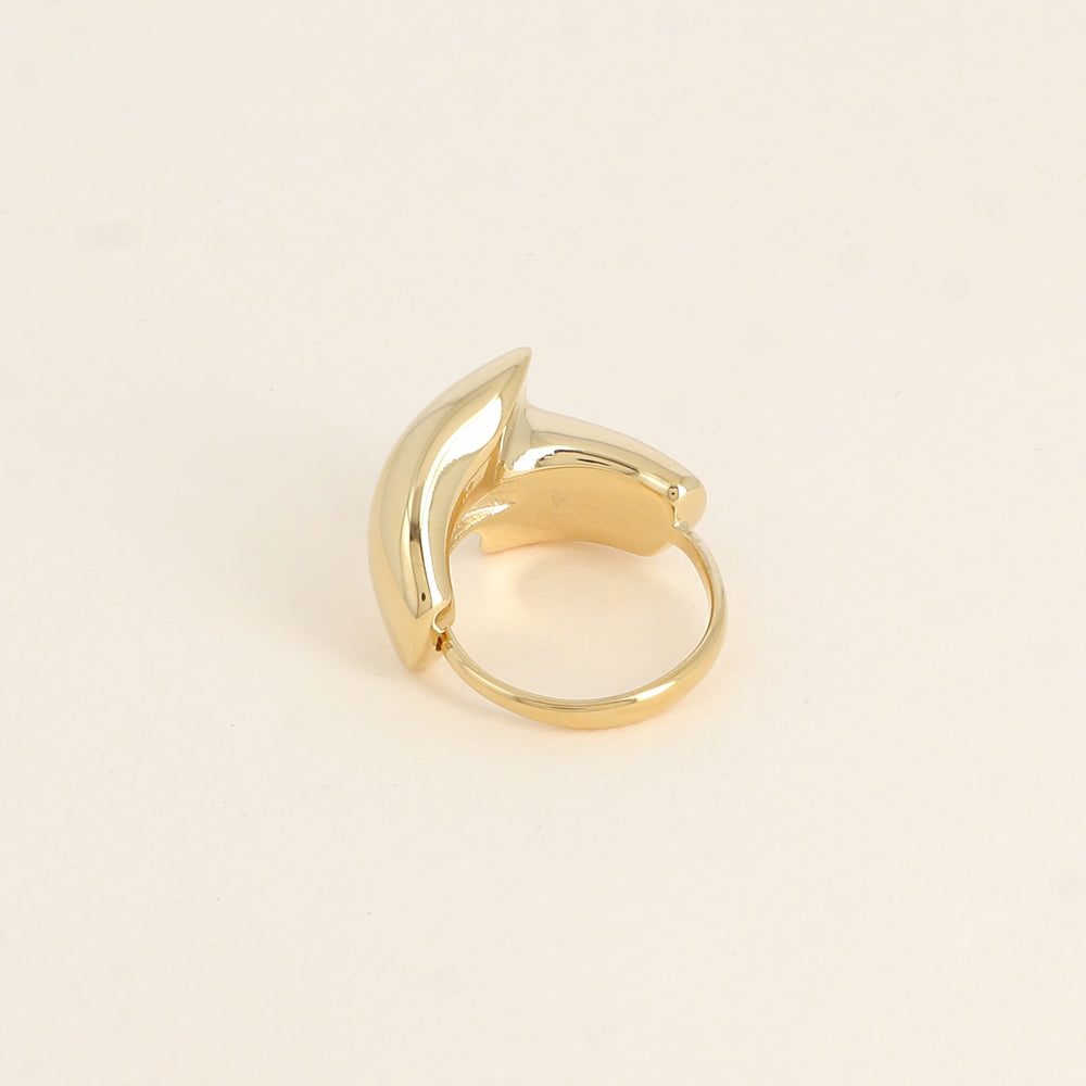 Bague - formes bombées et décalées