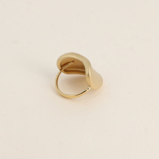 Bague - forme coeur mat