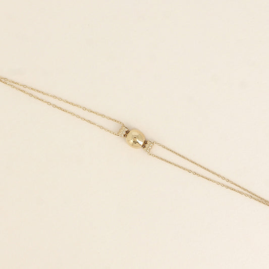 Bracelet - petit rond bombé (16+3 cm)