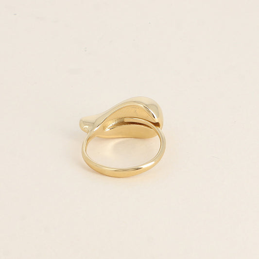 Bague - forme goutte bombée