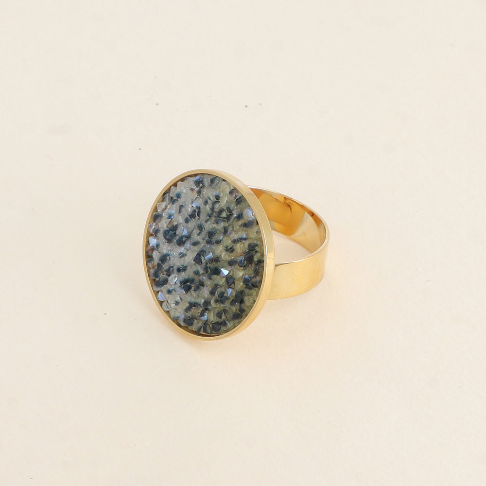 Bague - Crystal Rocks léopard