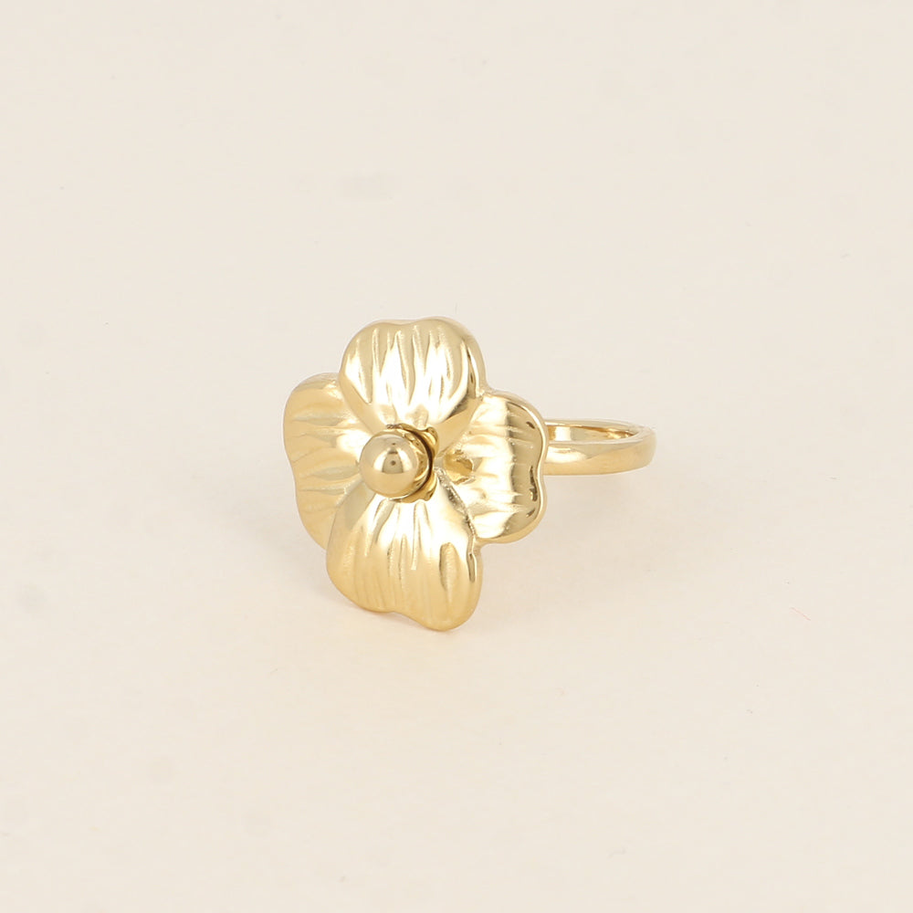 Bague - motif fleur