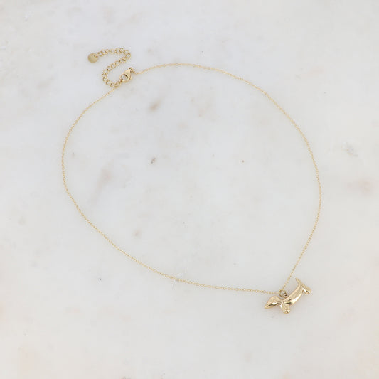 Collier - pendentif teckel 40+5 cm