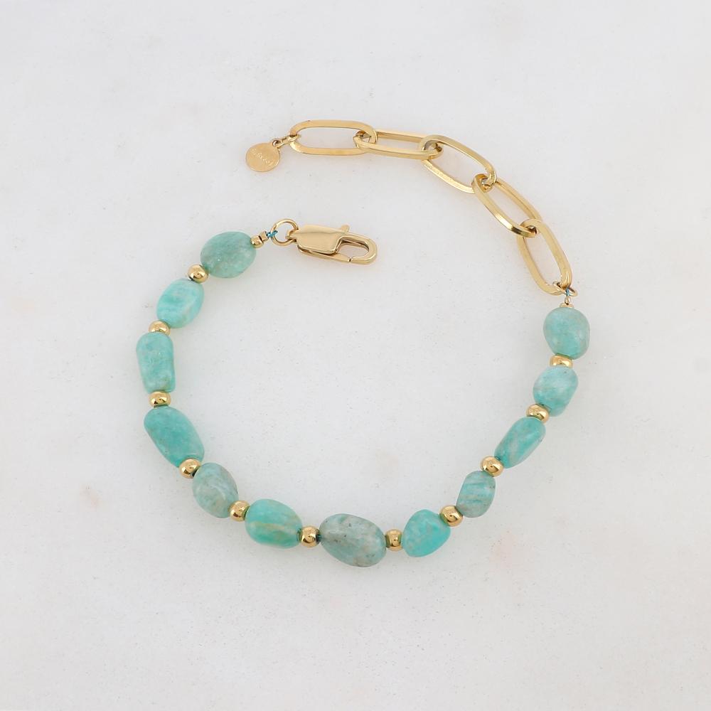 Bracelet avec pierres naturelles