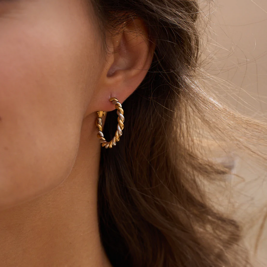 Créoles style torsadé (2.5CM)