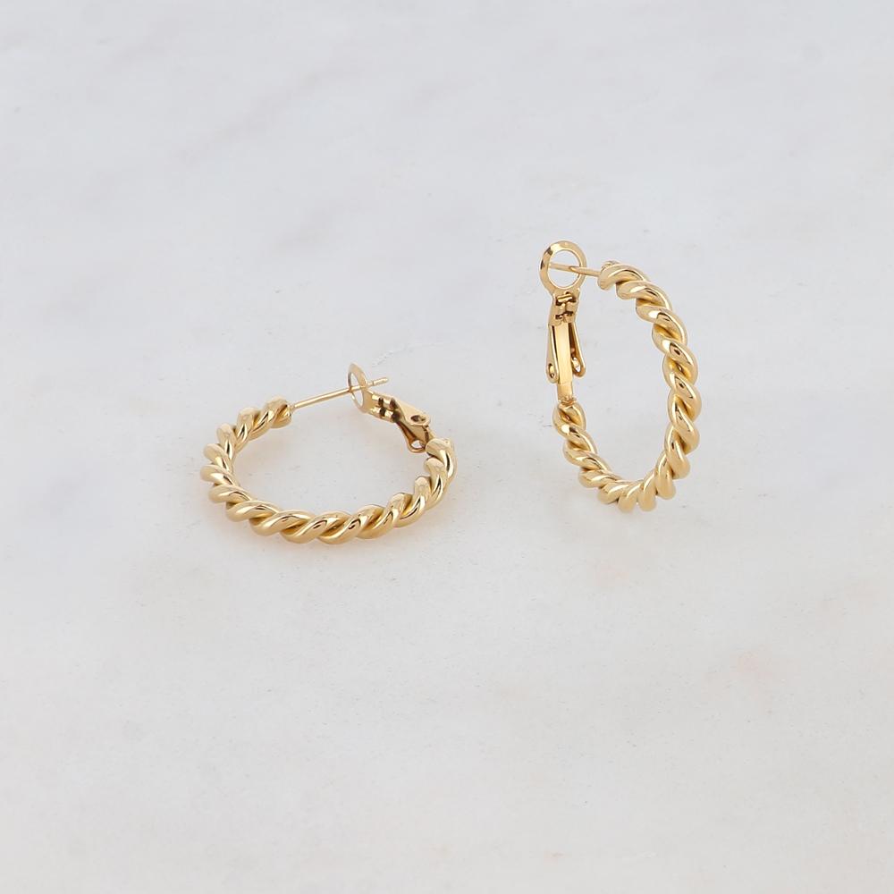 Créoles style torsadé (2.5CM)