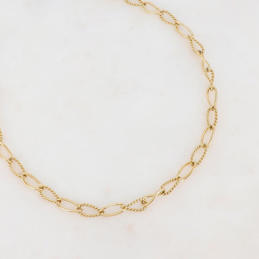 Sautoir en grosse maille (80+5CM)