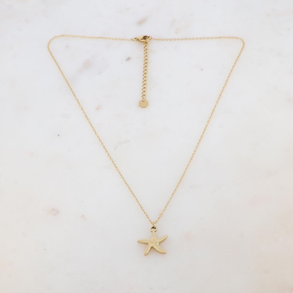 Collier avec pendentif étoile de mer (40+5CM)
