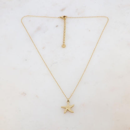 Collier avec pendentif étoile de mer (40+5CM)