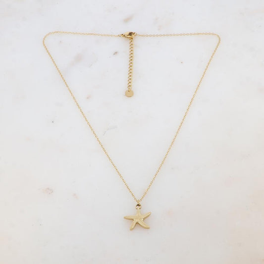 Collier avec pendentif étoile de mer (40+5CM)