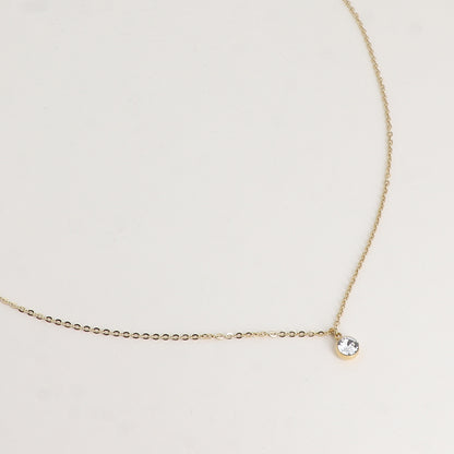 Collier - Cristal SS24 - Orné de cristaux de Swarovski® - 45+5 cm - Diamètre du cristal : 5 mm - Crystal