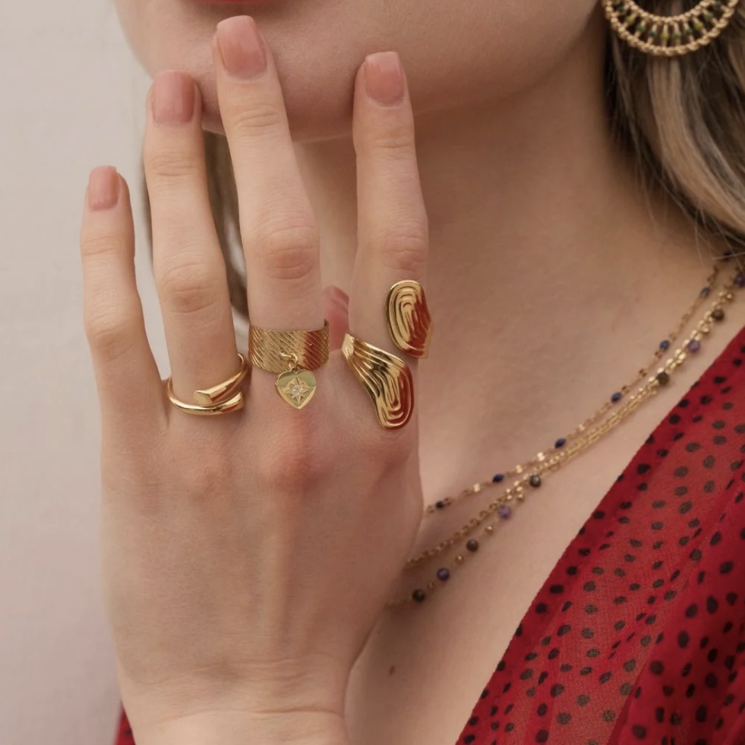 Bague fine ajustable