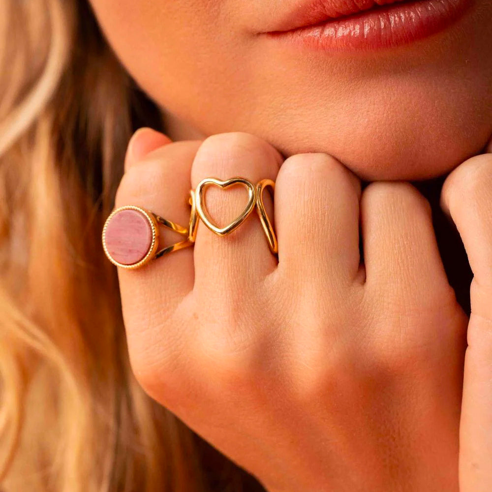 Bague multi-cœur