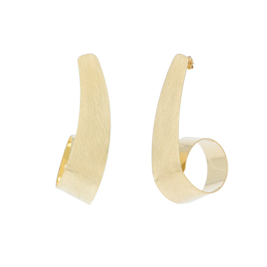 B.O à puce géométrique avec effet brossé 2 x 8,5 x 3,9 cm.